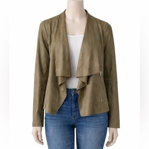 Bagatelle Tan Waterfall Blazer Sz M